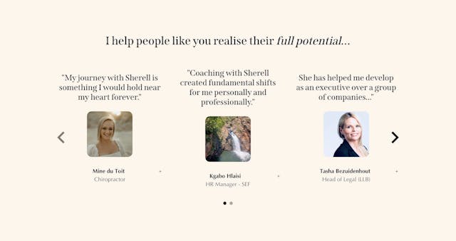 Move To Be More Testimonial Slider Preview