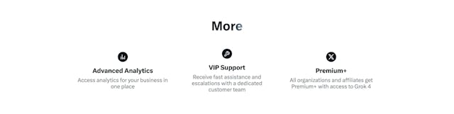 X Organizations Highlights Row Preview