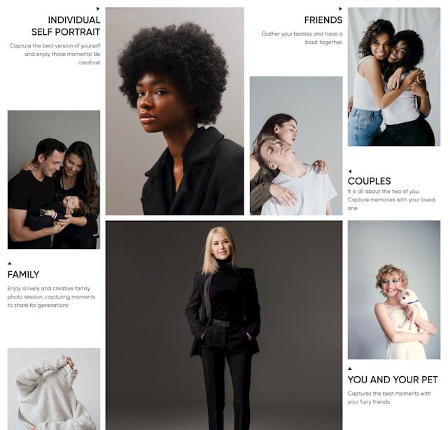 OneClick Bento Grid - Portfolio Preview