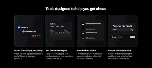 X Premium Business Highlights Row Preview