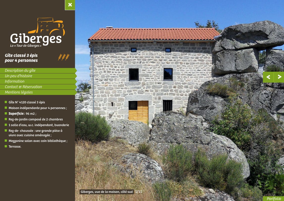 Giberges Website Screenshot