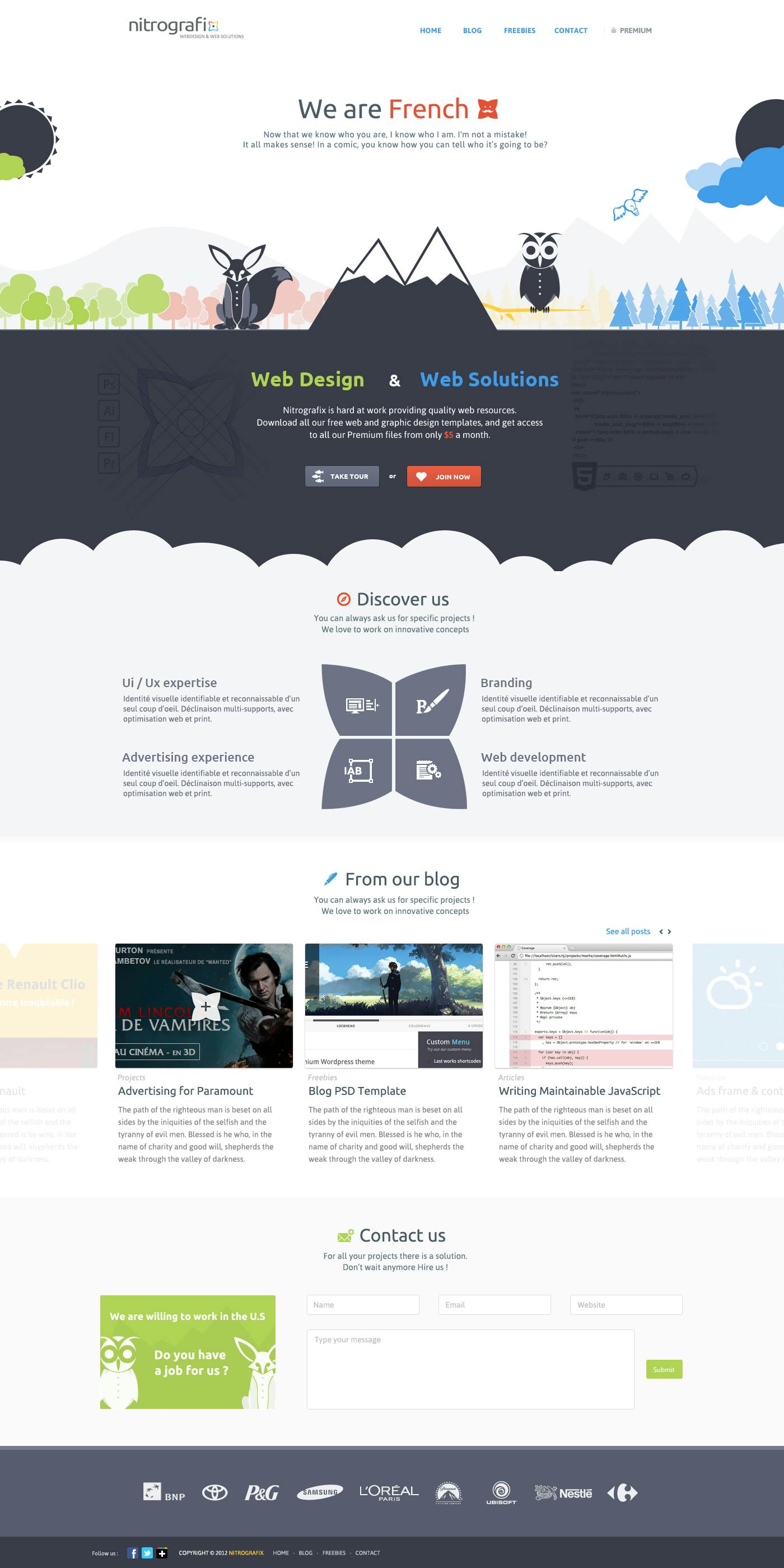 Nitrografix Website Screenshot