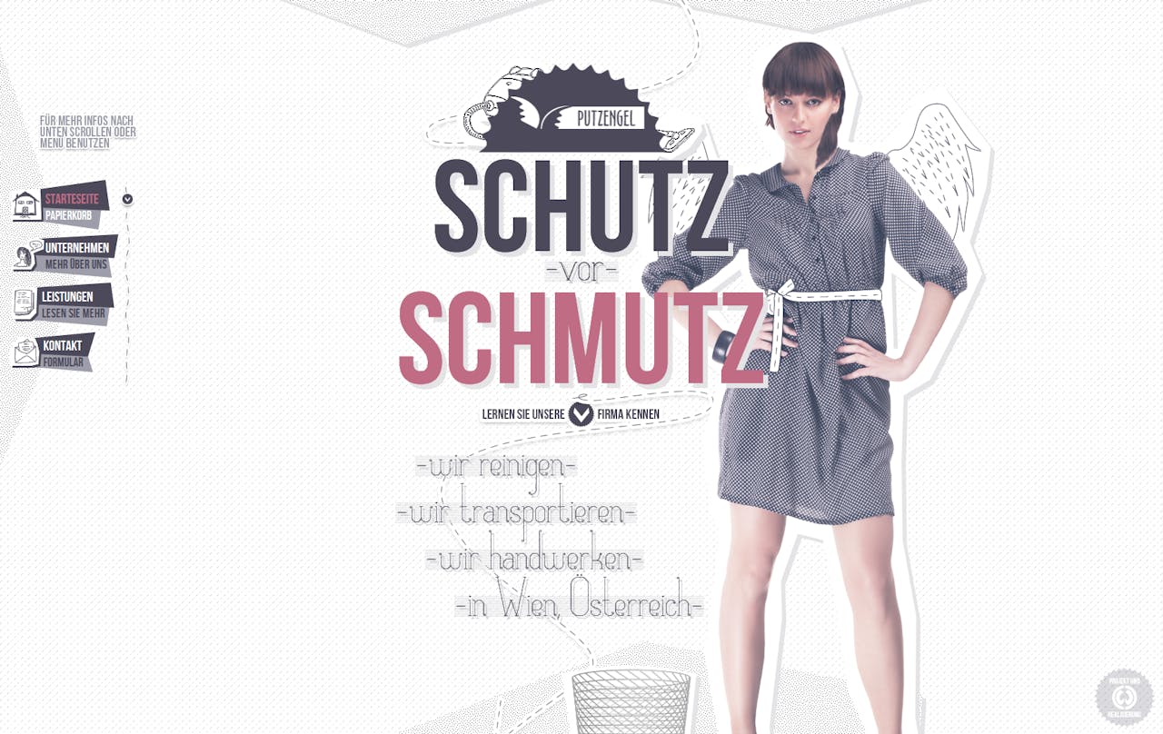 Putzengel Website Screenshot