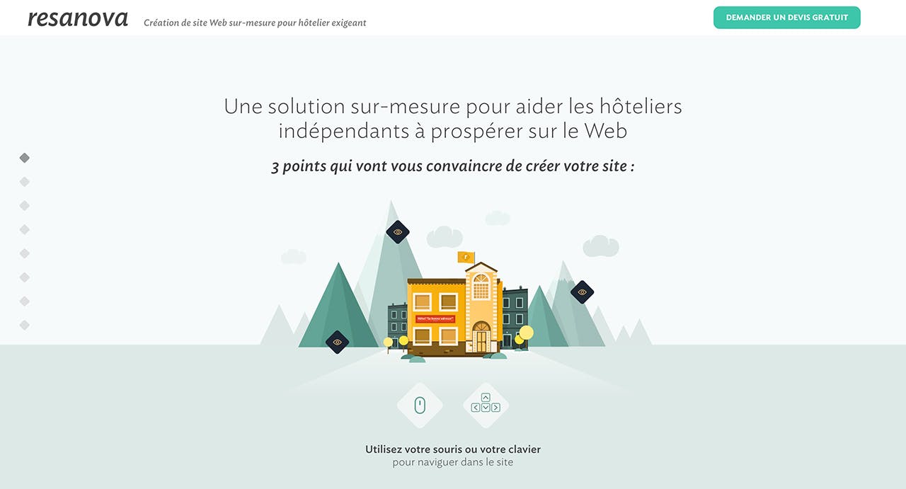 Resanova Website Screenshot