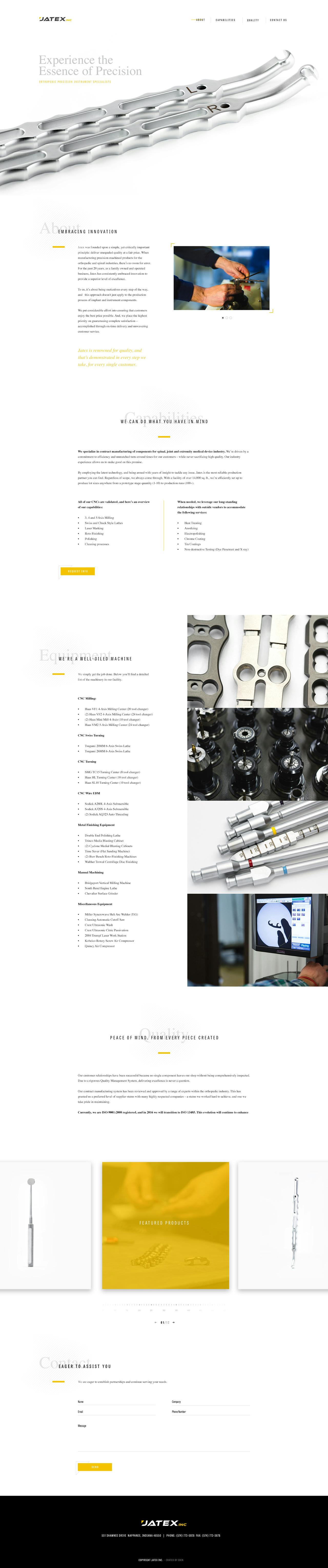 Jatex Website Screenshot