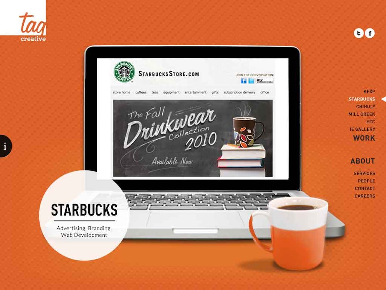 Tag Creative Website Screenshot