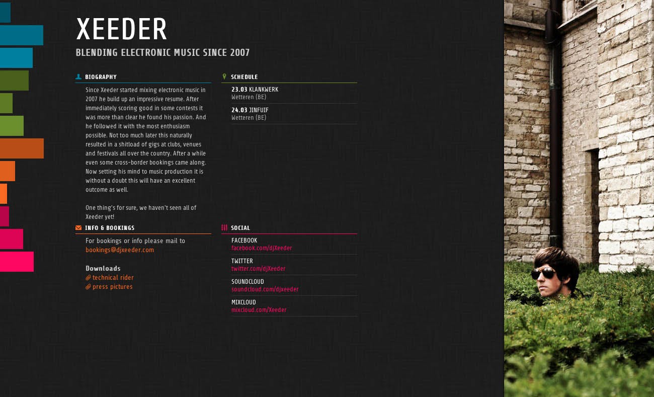 Xeeder Website Screenshot