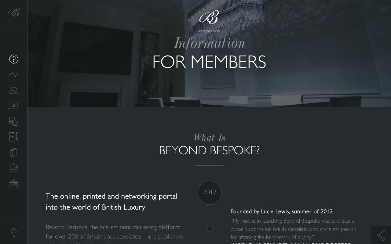 Beyond Bespoke Website Screenshot