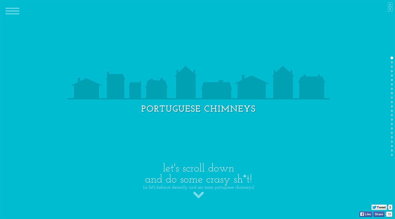 Portuguese Chimneys Website Screenshot