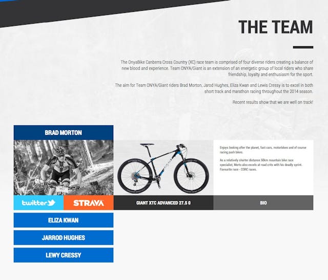 Team Onya Giant Team Preview
