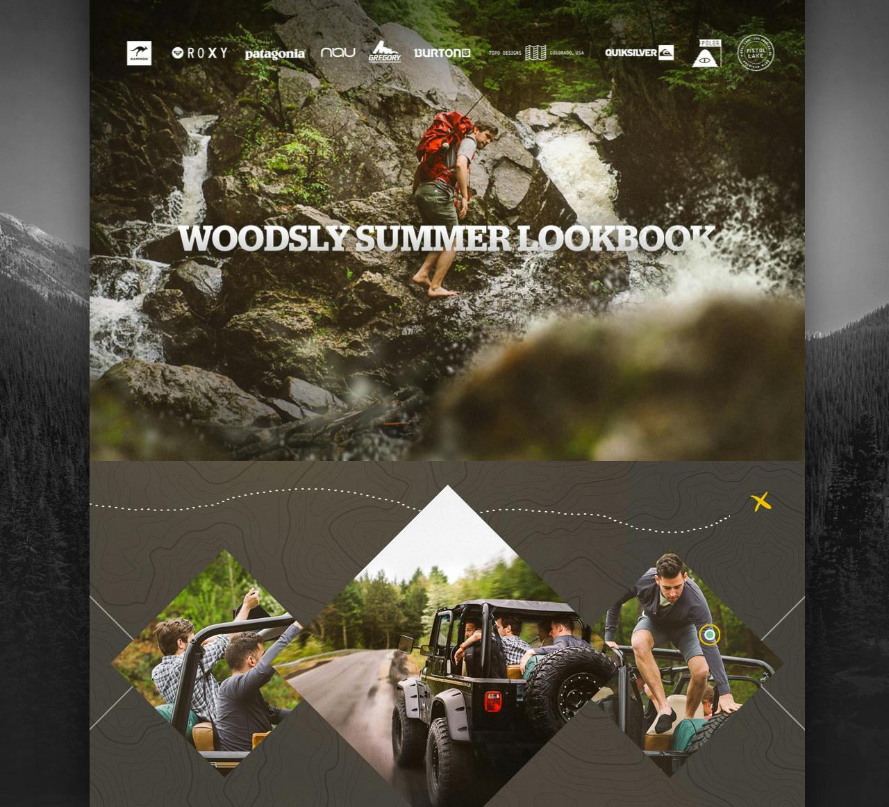 Woodsly.com Summer 2014 Lookbook Website Screenshot