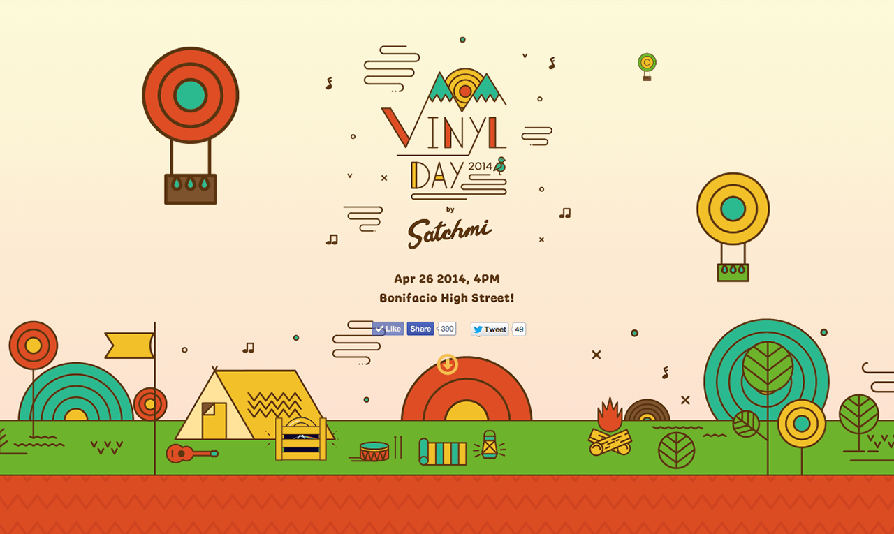 Vinyl Day 2014 Website Screenshot