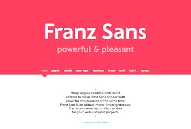 Franz Sans Thumbnail Preview