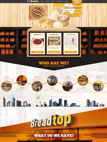 Fixed Background One Page Websites