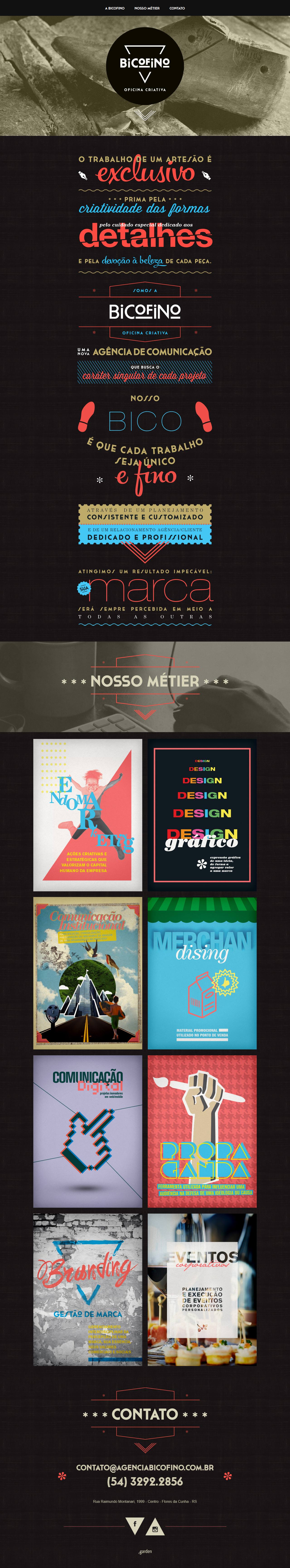 Bicofino – Oficina Criativa Website Screenshot