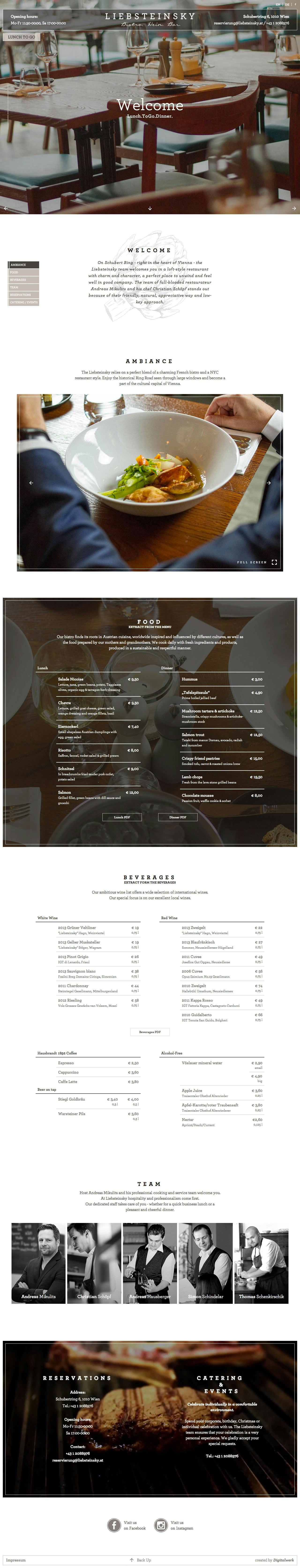 Liebsteinsky Website Screenshot