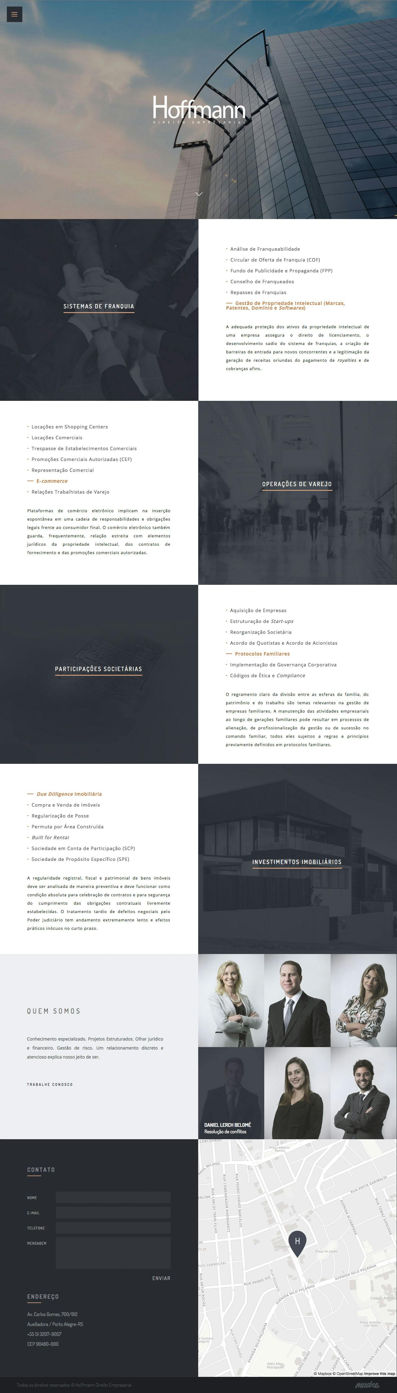 Hoffmann – Direito Empresarial Website Screenshot