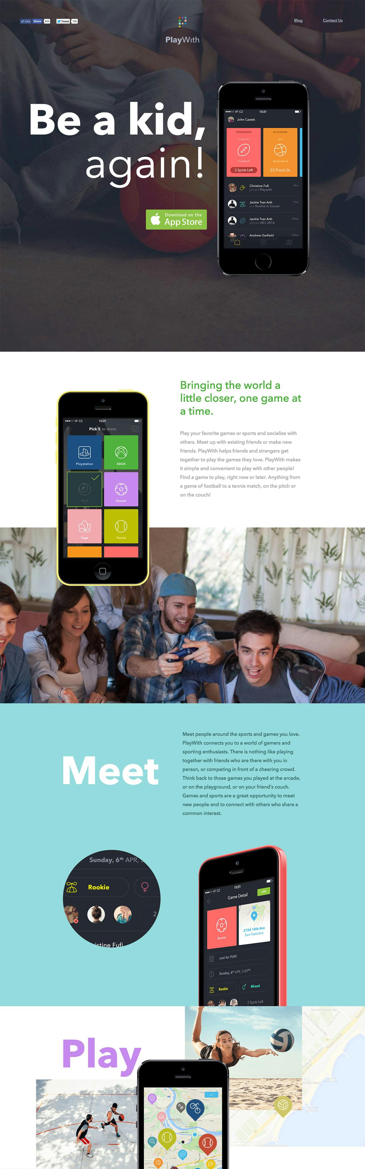 PlayWith Website Screenshot