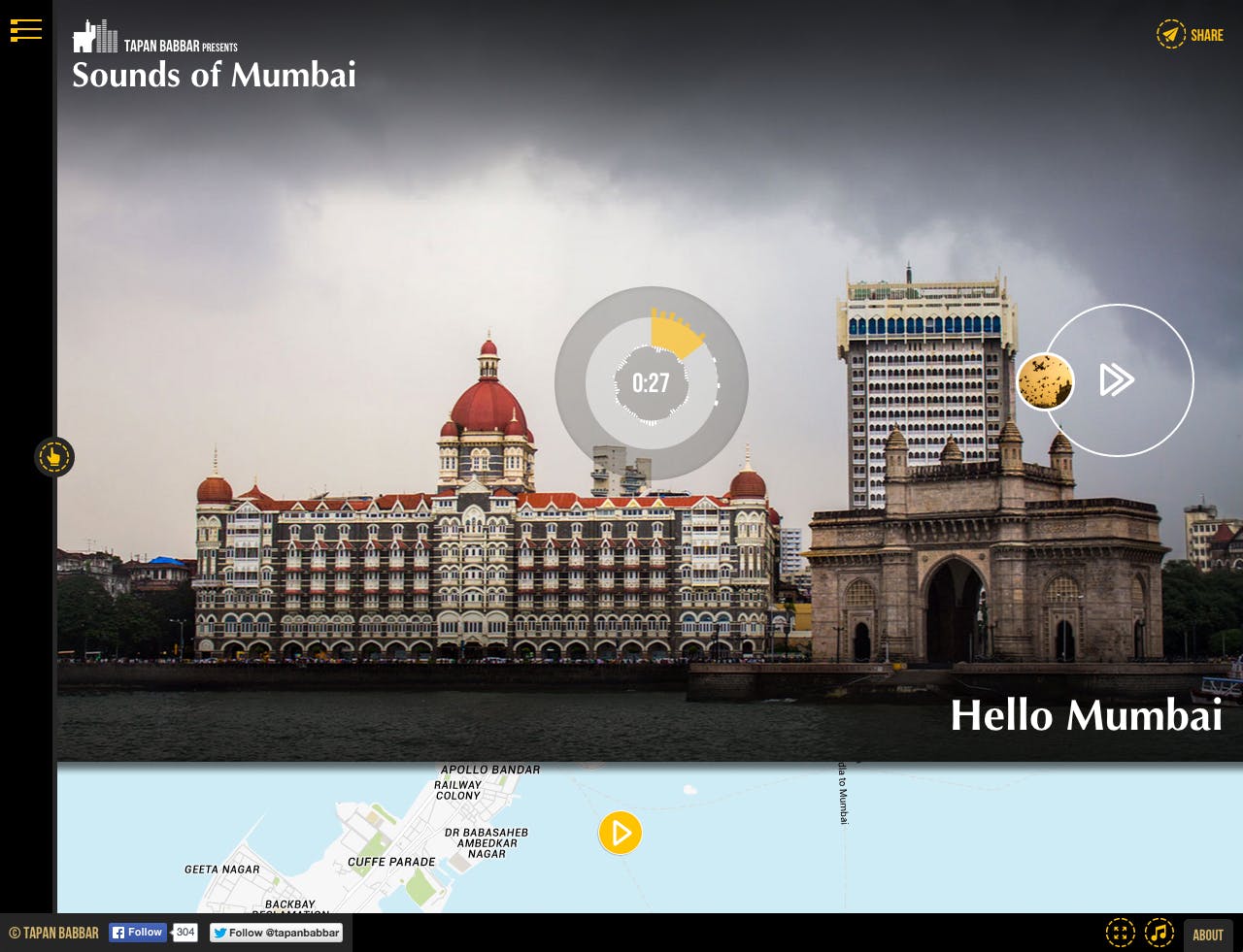Sounds of Mumbai Website Screenshot