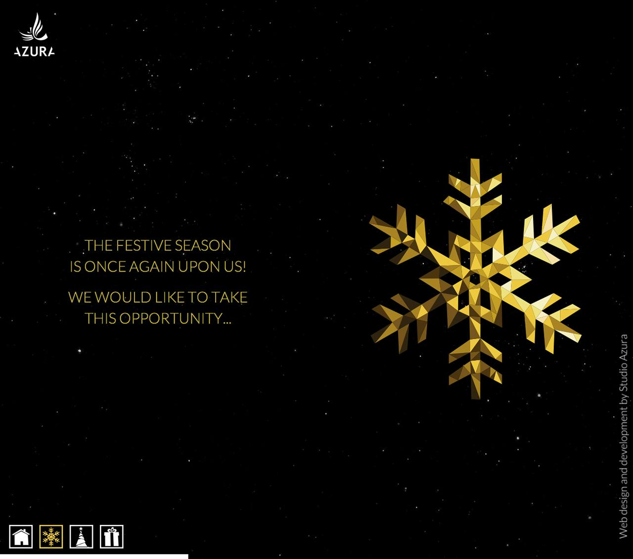 Happy Holidays 2015 from Studio Azura Website Screenshot