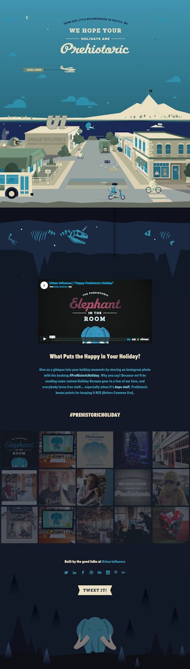 Happy Prehistoric Holidays from Urban Influence Thumbnail Preview