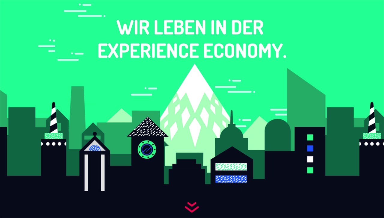 Experience Economy Study Website Screenshot