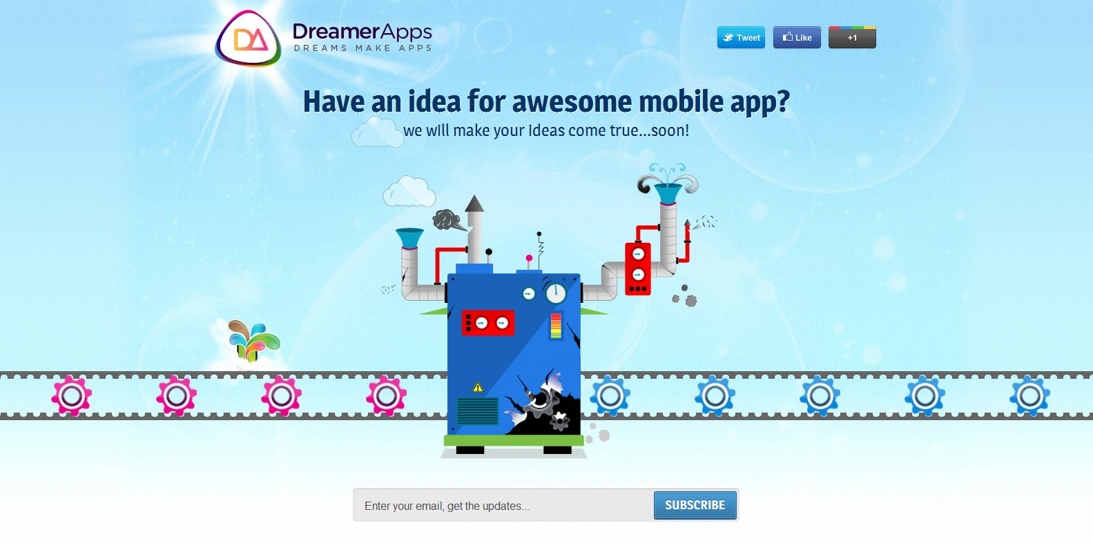 DreamerApps Website Screenshot