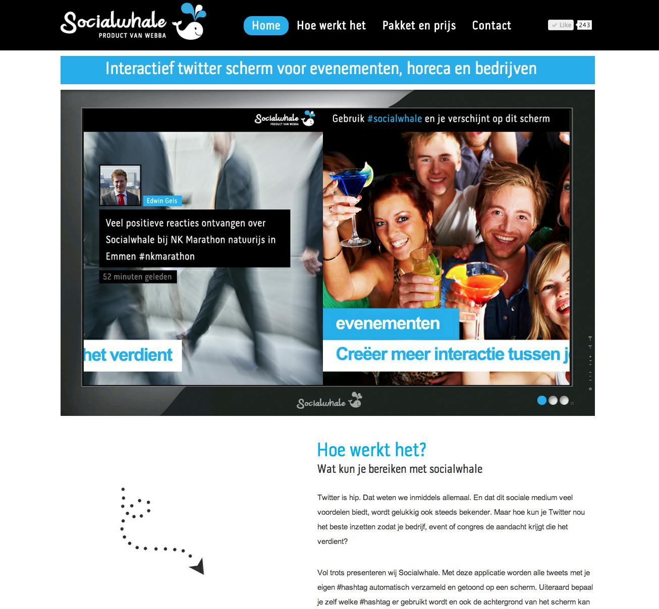Socialwhale Website Screenshot