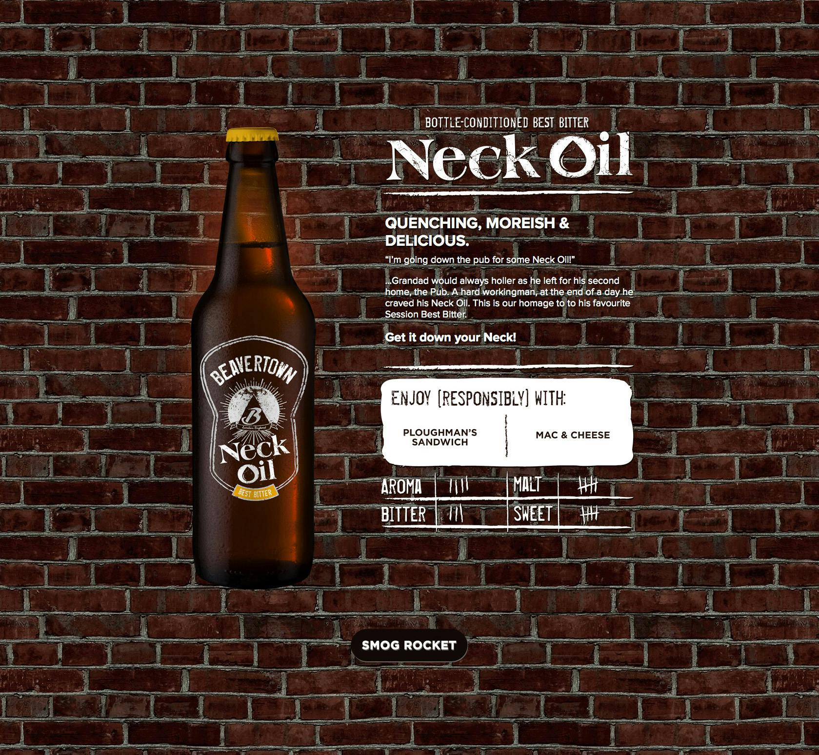 Beavertown Brewery Website Screenshot