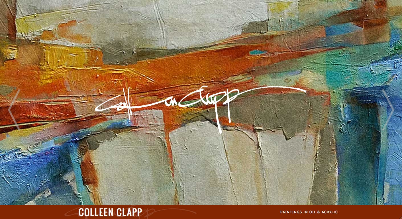 Colleen Clapp Website Screenshot