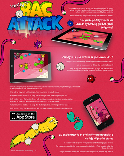 Wally’s Bac Attack Website Screenshot