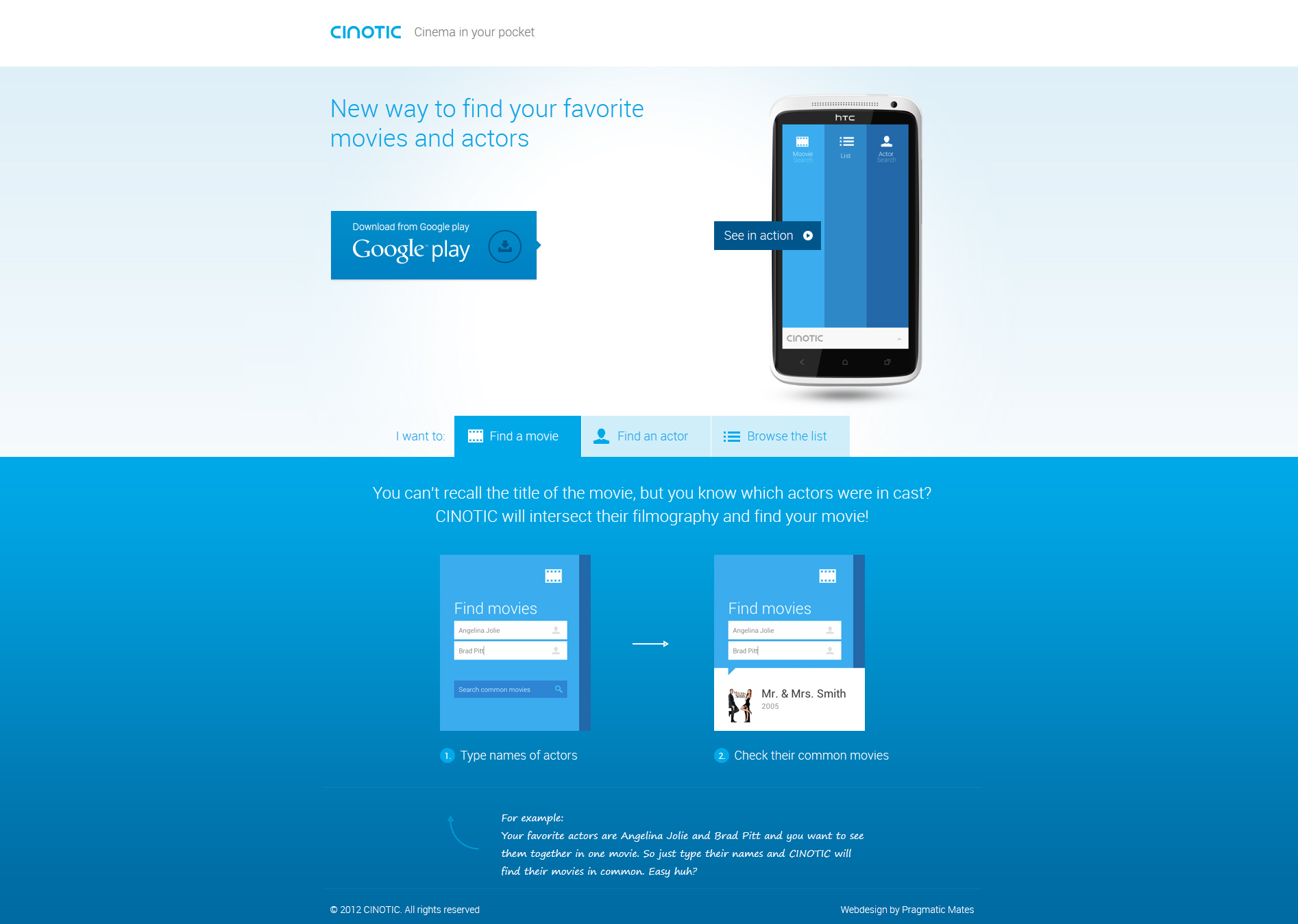 CINOTIC Website Screenshot