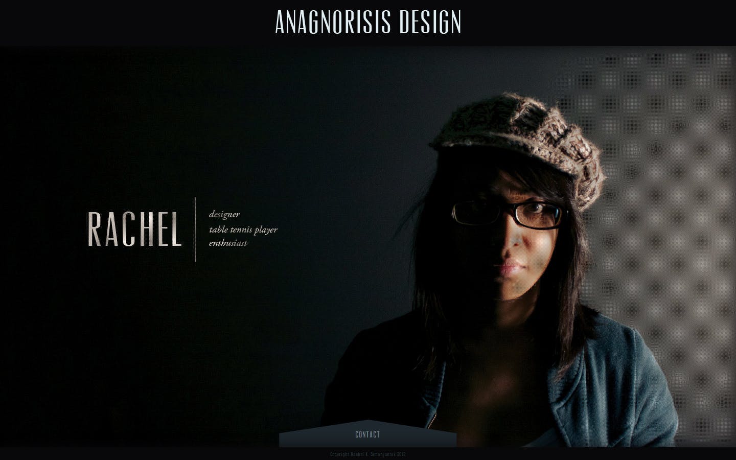 Anagnorisis Design Website Screenshot