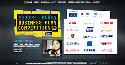 Europe Korea BPC Website Screenshot
