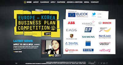 Europe Korea BPC Website Screenshot