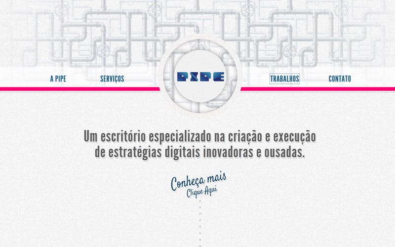 PIPE Digital Estrategies Website Screenshot