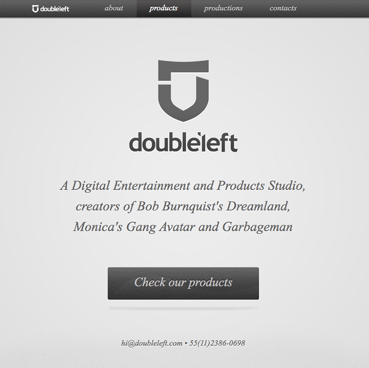 Doubleleft Website Screenshot