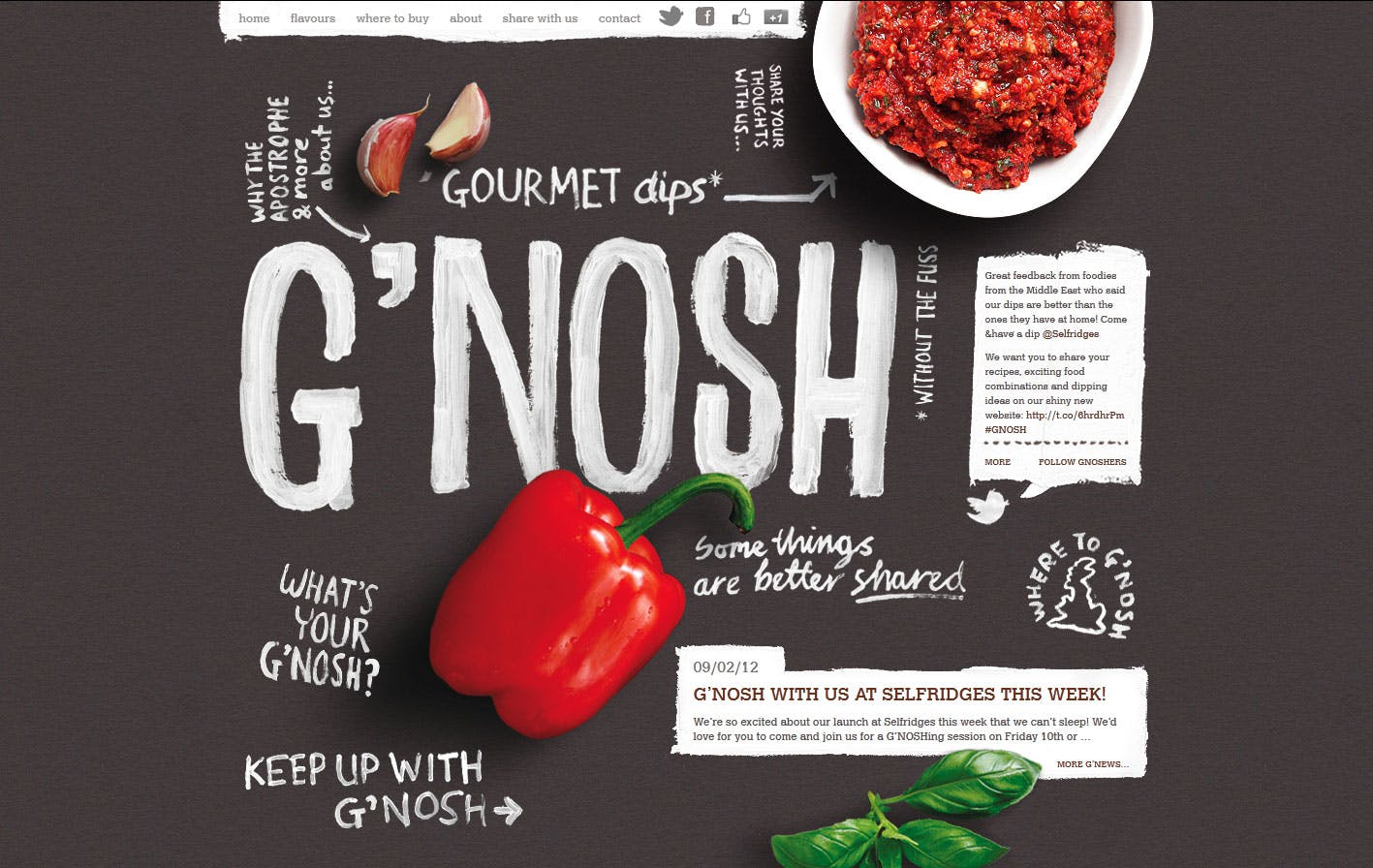 G’nosh Limited Website Screenshot