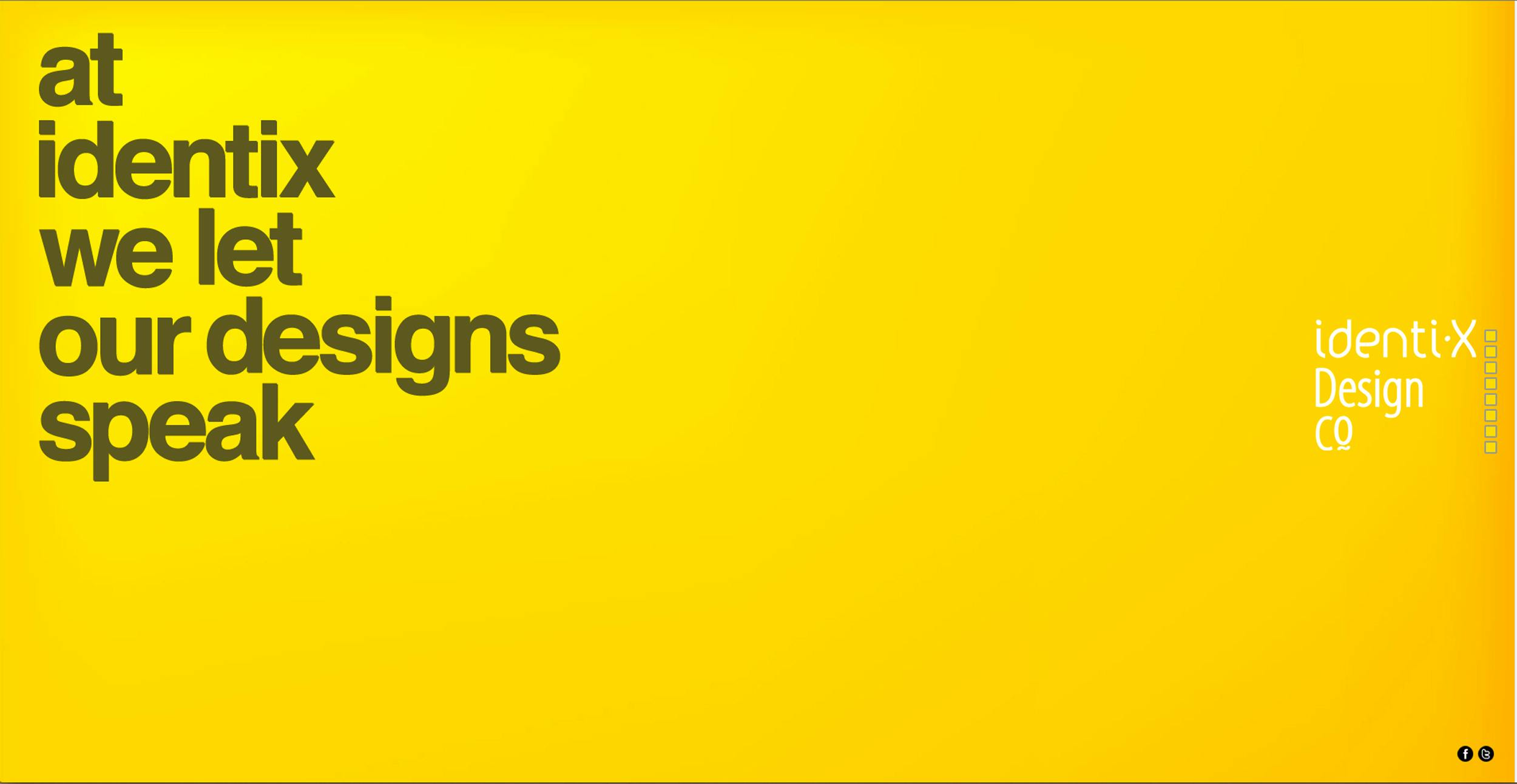 Identix Design Co. Website Screenshot