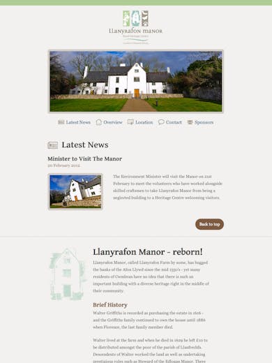 Llanyrafon Manor – Rural Heritage Centre Thumbnail Preview
