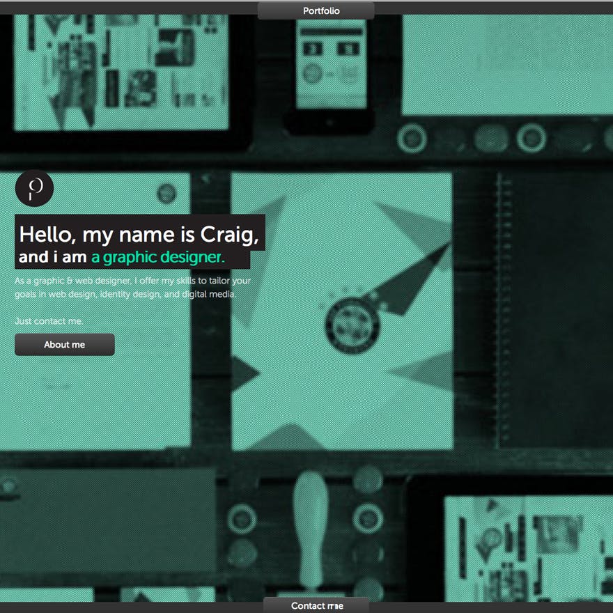 Craig Pinto Design Website Screenshot