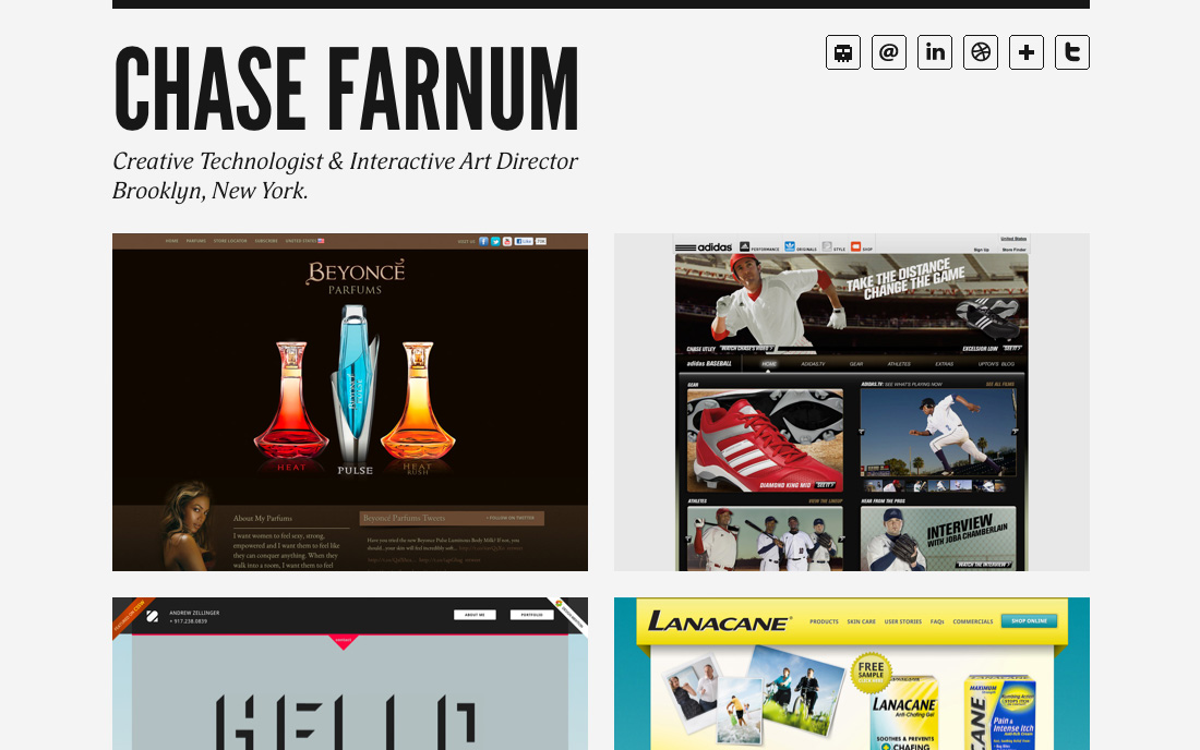 Chase Farnum Website Screenshot