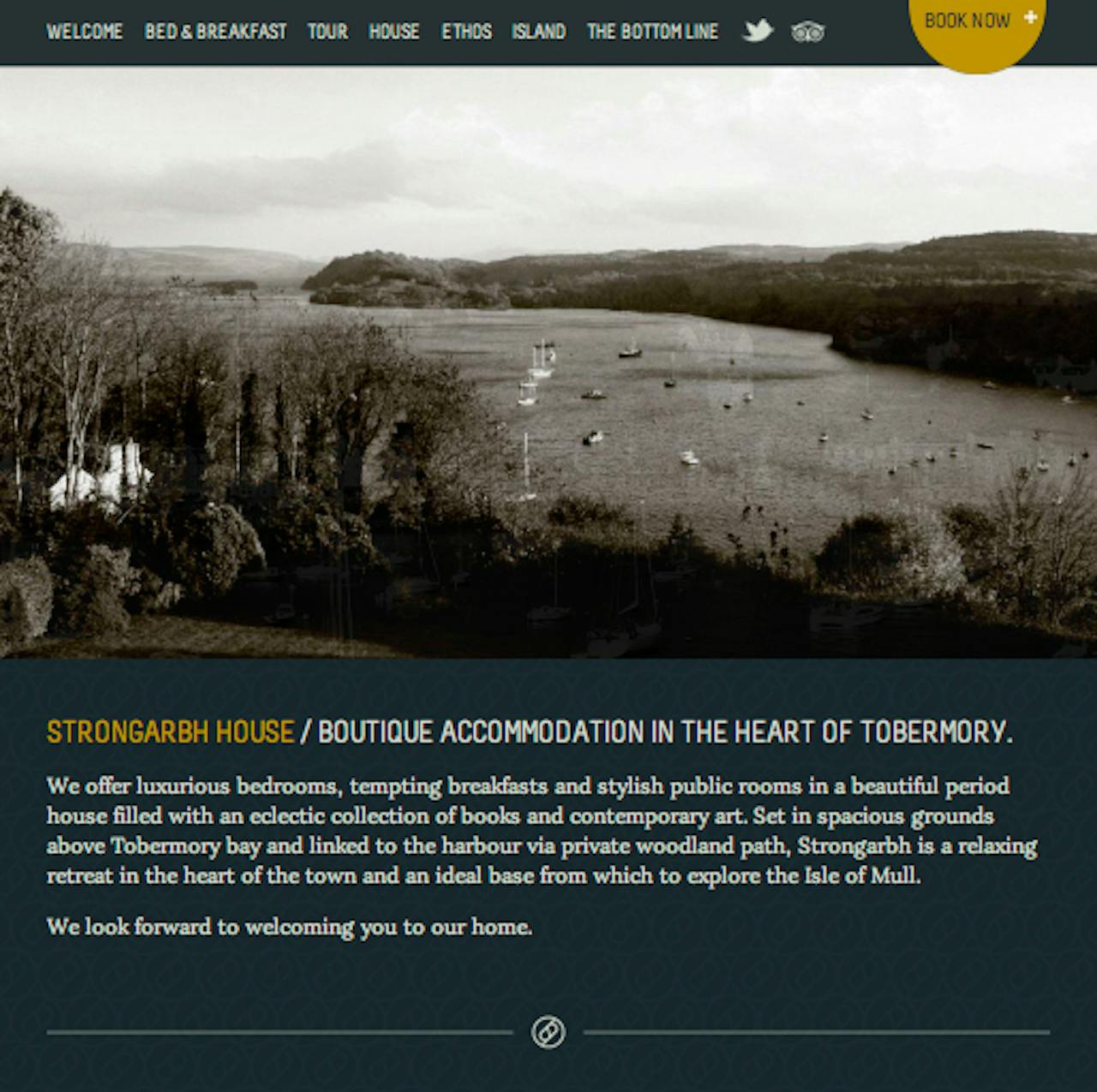 Strongarbh House Website Screenshot