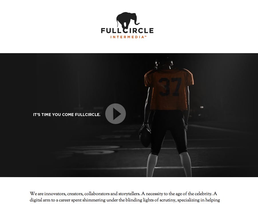 FullCircle Intermedia Website Screenshot