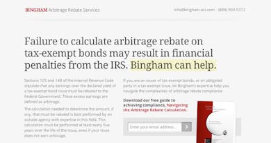 Bingham Arbitrage Rebate Thumbnail Preview