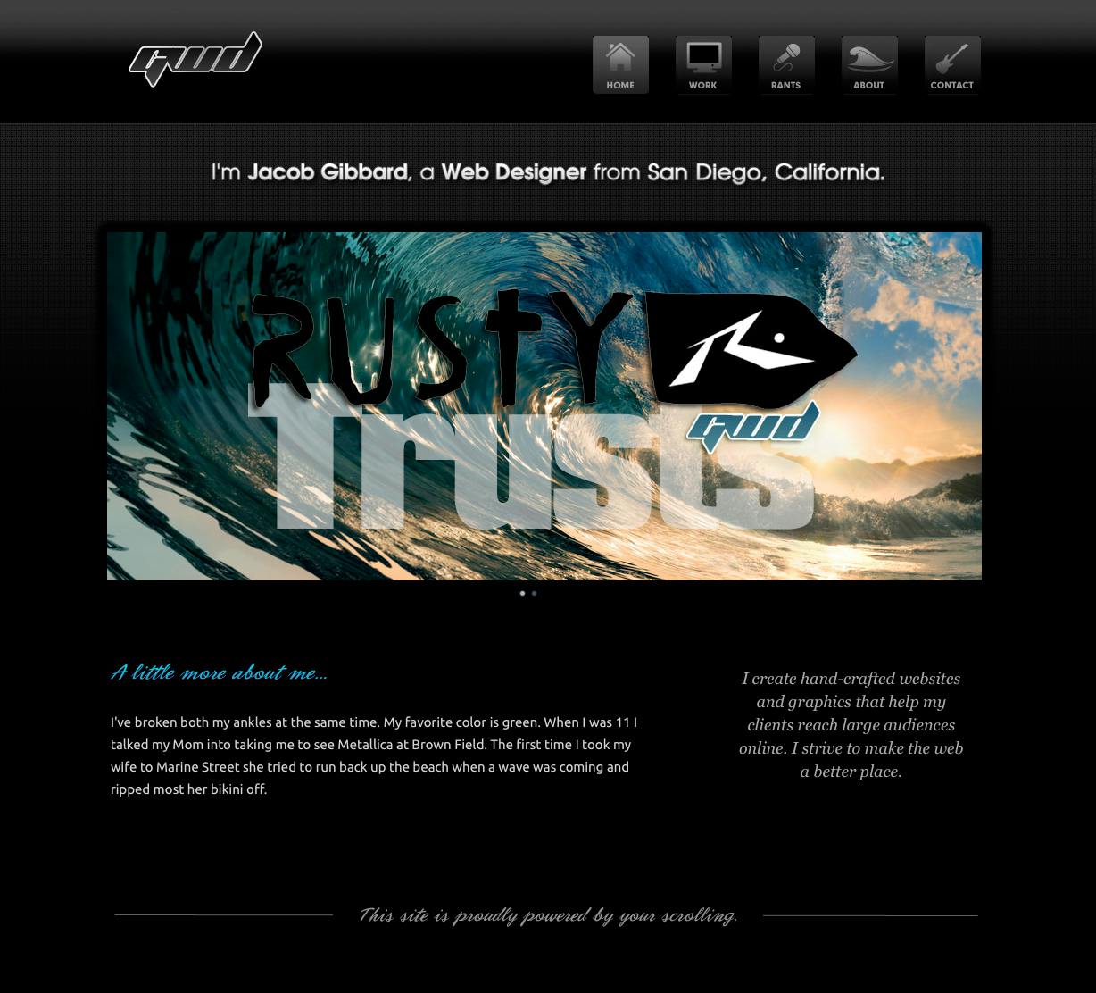Gibbard Web Design Website Screenshot
