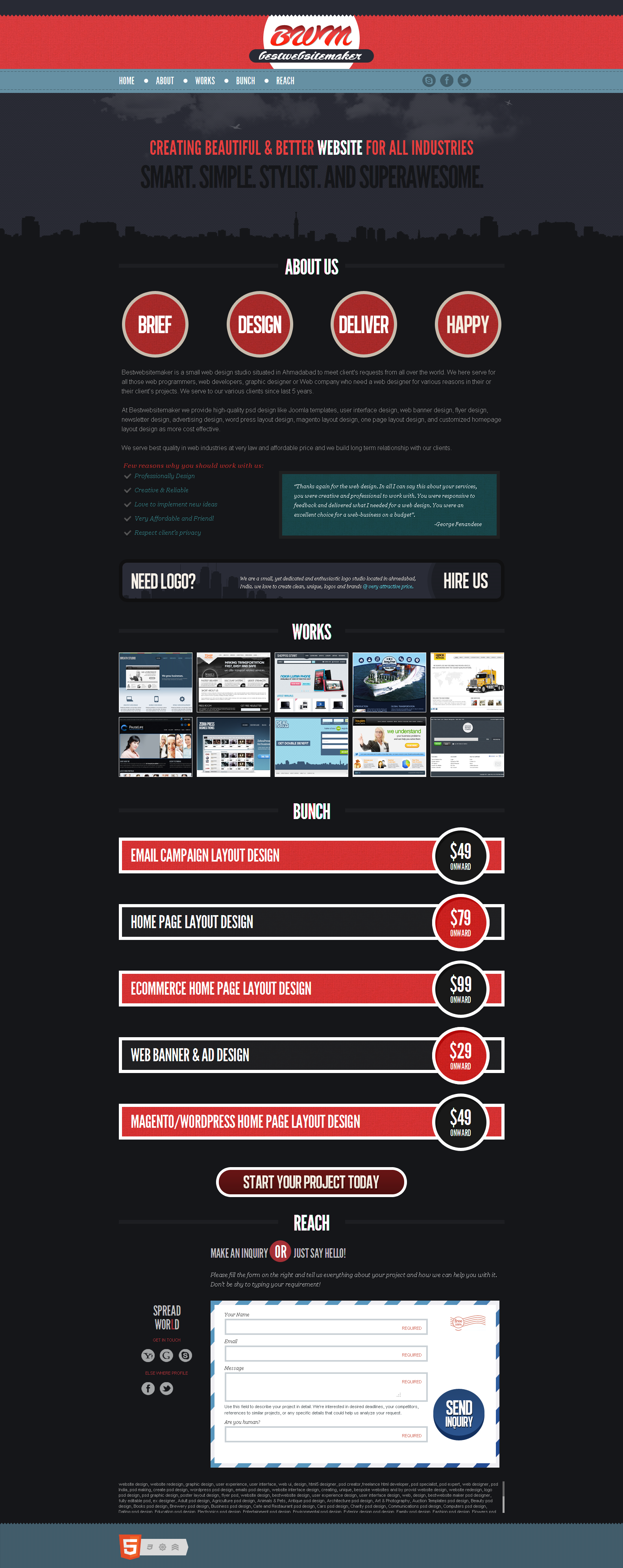 Bestwebsitemaker Website Screenshot