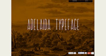 Adelaida Font Thumbnail Preview