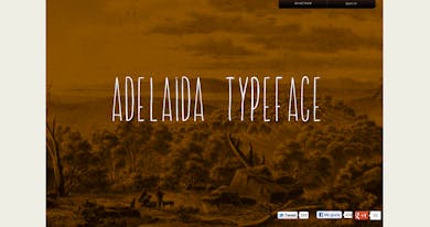 Adelaida Font Thumbnail Preview