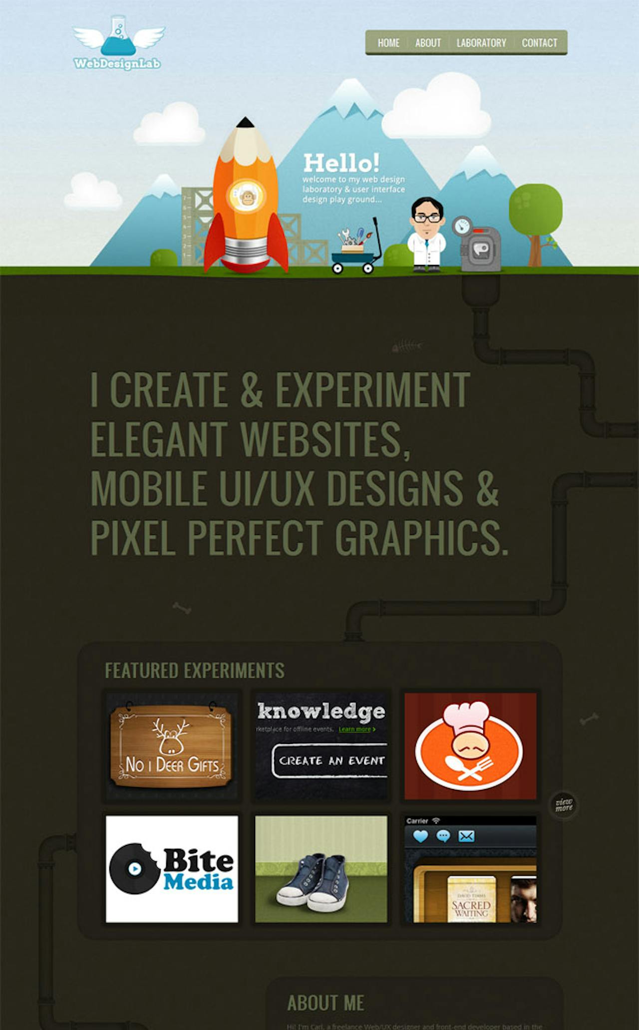 Web Design Lab Website Screenshot